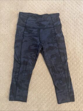 lululemon athletica Black Camo High-Rise Leggings